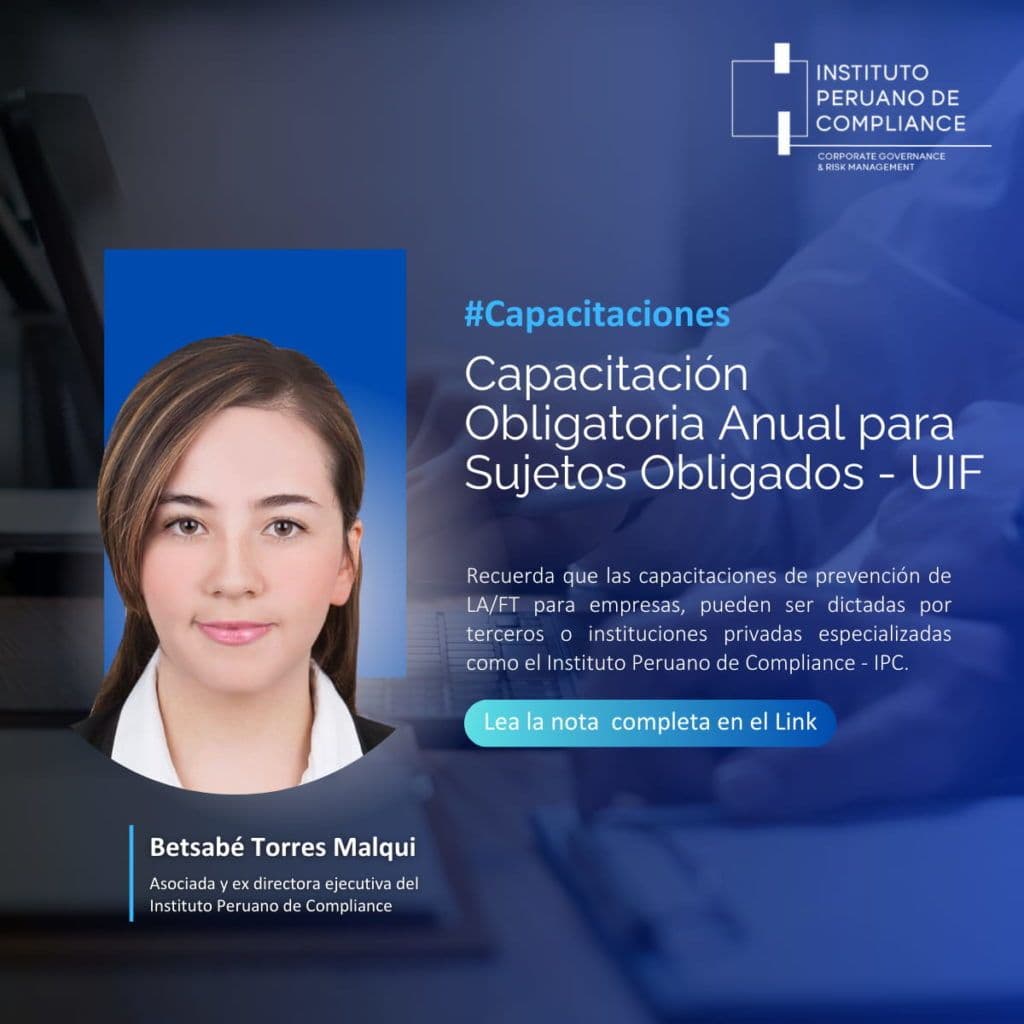 Capacitación Obligatoria Anual para Sujetos Obligados – UIF