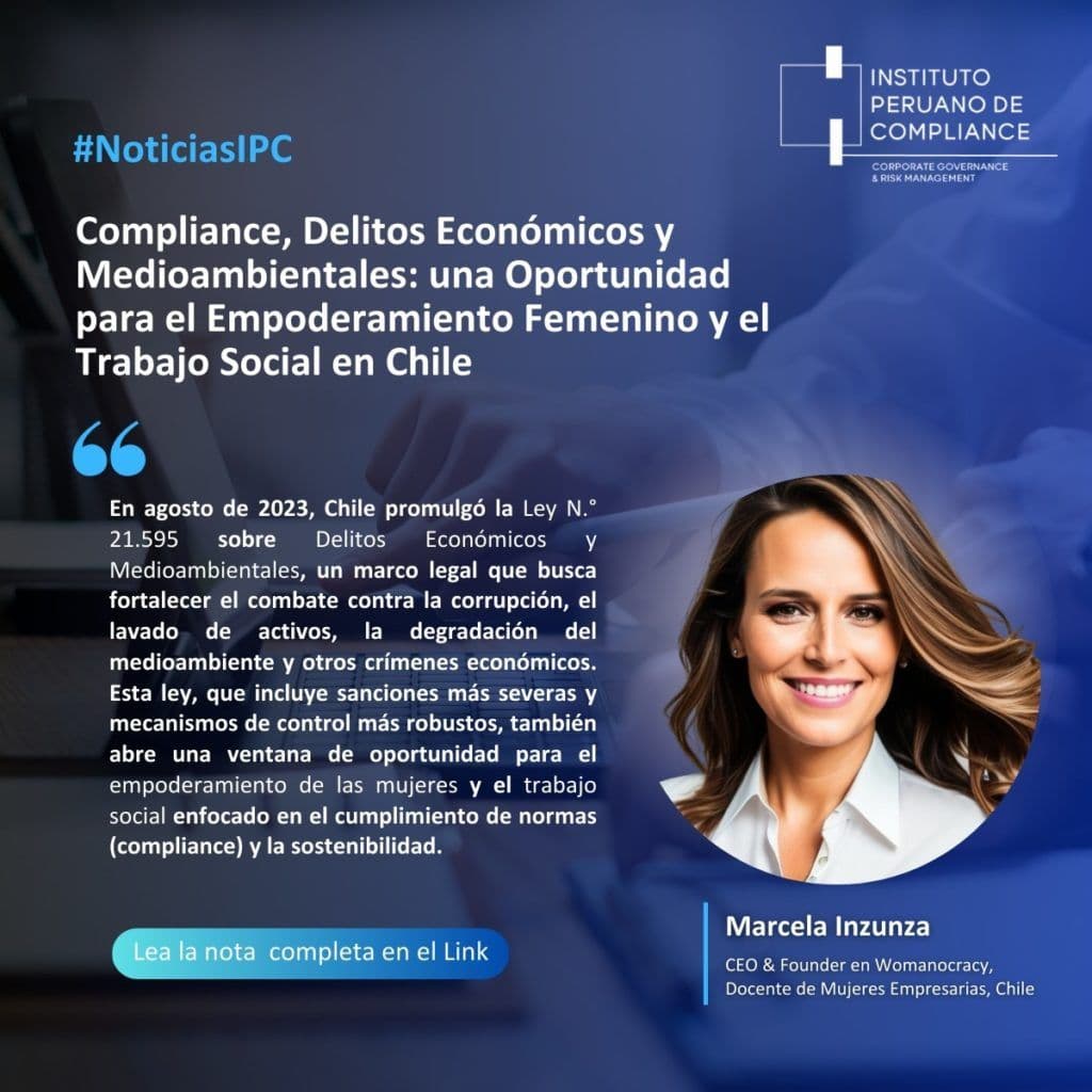 Compliance, Delitos Económicos y Medioambientales: una Oportunidad para el Empoderamiento Femenino y el Trabajo Social en Chile
