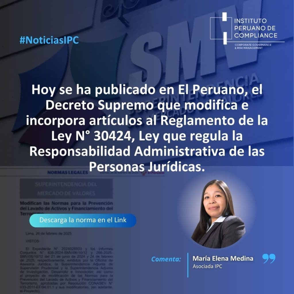 Modifican las Normas para la Prevención del Lavado de Activos y Financiamiento del Terrorismo
