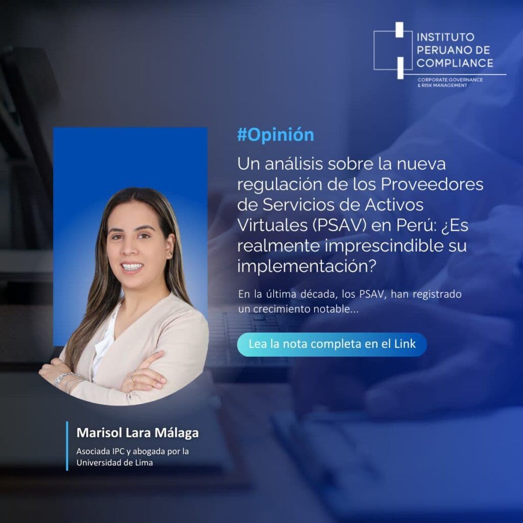 Un análisis sobre la nueva regulación de los Proveedores de Servicios de Activos Virtuales (PSAV) en Perú: ¿Es realmente imprescindible su implementación?